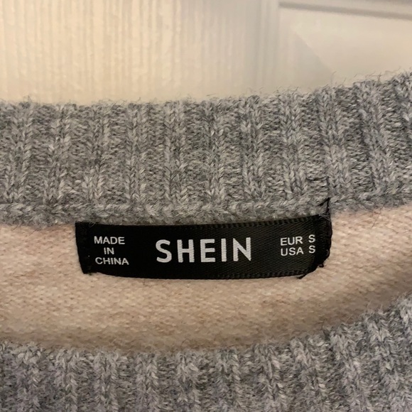 Drop Shoulder Colorblock Sweater - Picture 3 of 4